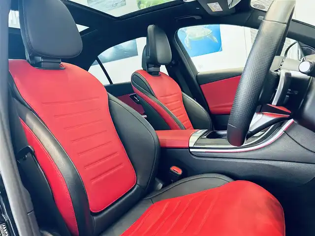 メルセデス・ベンツ Ｍ・ベンツ Ｃ２２０ｄ アバンギャルド　AMGライン 大阪府 2022(令4)年 1.1万km オブシディアンブラック レザーエクスクルーシブP/レーダーセーフティ/サンルーフ/HUD/赤黒革/メモリ付きパワーシート/シートヒーター/ACC/純正ナビ/TV/360度カメラ/純正18インチAW/LEDヘッドライト/アンビエントライト/電動リアゲート/ブラインドスポット