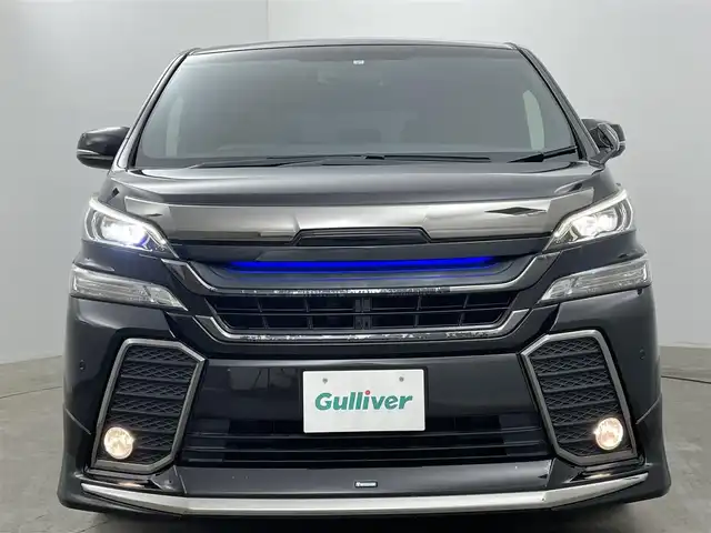 トヨタ ヴェルファイア Z Aエディション ゴールデンアイズ 岡山県 2017(平29)年 5万km ブラック ビックＸ１１インチナビ/（CD/DVD/USB/フルセグTV）/モデリスタエアロ/モデリスタフロントグリル/（前/横/後下)/両側電動スライド/クルーズコントロール/１００Ｖ電源/ビルトインＥＴＣ/ＬＥＤ/バックカメラ/コーナーセンサー/取扱説明書/新車保証書