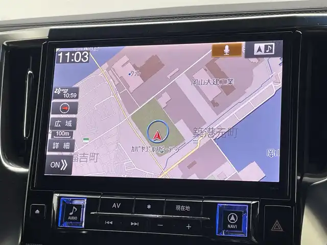 トヨタ ヴェルファイア Z Aエディション ゴールデンアイズ 岡山県 2017(平29)年 5万km ブラック ビックＸ１１インチナビ/（CD/DVD/USB/フルセグTV）/モデリスタエアロ/モデリスタフロントグリル/（前/横/後下)/両側電動スライド/クルーズコントロール/１００Ｖ電源/ビルトインＥＴＣ/ＬＥＤ/バックカメラ/コーナーセンサー/取扱説明書/新車保証書