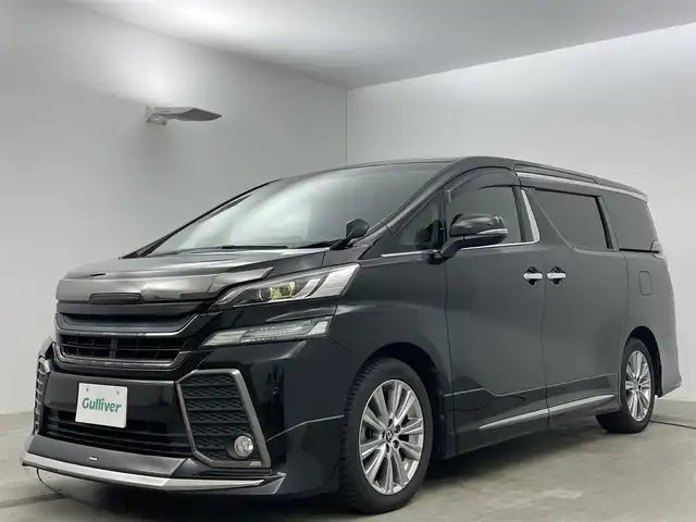 トヨタ ヴェルファイア Z Aエディション ゴールデンアイズ 岡山県 2017(平29)年 5万km ブラック ビックＸ１１インチナビ/（CD/DVD/USB/フルセグTV）/モデリスタエアロ/モデリスタフロントグリル/（前/横/後下)/両側電動スライド/クルーズコントロール/１００Ｖ電源/ビルトインＥＴＣ/ＬＥＤ/バックカメラ/コーナーセンサー/取扱説明書/新車保証書