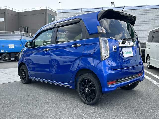 ホンダ Ｎ ＷＧＮ カスタムGターボ SS 2トーンカラースタイルP 山梨県 2017(平29)年 3万km ブリリアントスポーティブルーメタリック2トーン 純正SDナビ/フルセグTV　BT/バックカメラ/クルーズコントロール/前席シートヒーター/専用コンビシート/ETC/CTBA/オートライト/ウインカーミラー/フォグランプ/4WD/ターボ