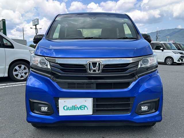ホンダ Ｎ ＷＧＮ カスタムGターボ SS 2トーンカラースタイルP 山梨県 2017(平29)年 3万km ブリリアントスポーティブルーメタリック2トーン 純正SDナビ/フルセグTV　BT/バックカメラ/クルーズコントロール/前席シートヒーター/専用コンビシート/ETC/CTBA/オートライト/ウインカーミラー/フォグランプ/4WD/ターボ
