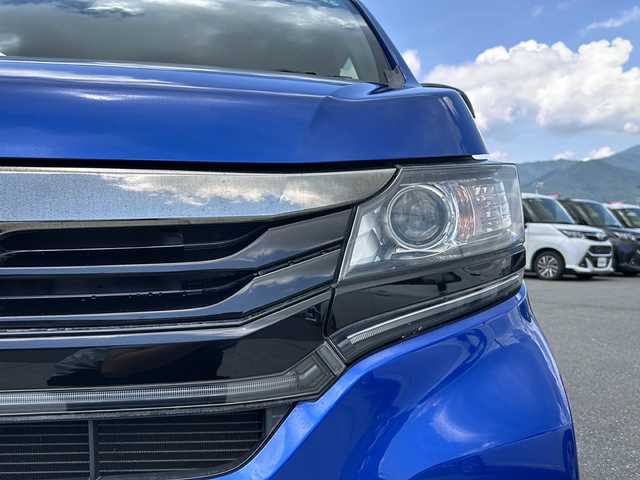 ホンダ Ｎ ＷＧＮ カスタムGターボ SS 2トーンカラースタイルP 山梨県 2017(平29)年 3万km ブリリアントスポーティブルーメタリック2トーン 純正SDナビ/フルセグTV　BT/バックカメラ/クルーズコントロール/前席シートヒーター/専用コンビシート/ETC/CTBA/オートライト/ウインカーミラー/フォグランプ/4WD/ターボ