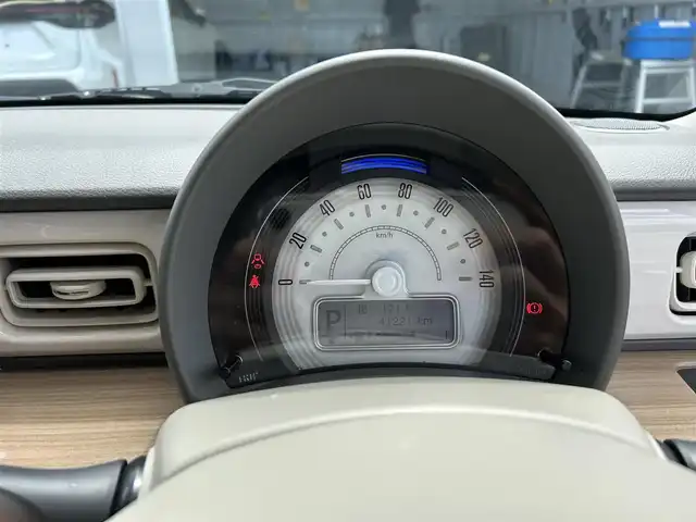 スズキ ラパン X 栃木県 2018(平30)年 4.2万km フレンチミントパールメタリック レーダーブレーキサポート/純正7インチナビ/フルセグTV/DVD/Bluetooth/バックカメラ/ビルトインETC/前後ドライブレコーダー/D席シートヒーター/プッシュスタート/HIDオートライト/純正14インチAW/アイドリングストップ/横滑り防止装置/保証書/取説/電動格納ミラー/ドアバイザー