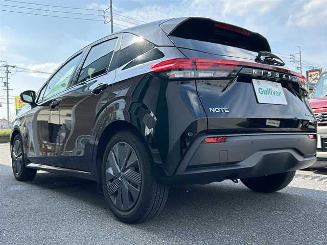 日産 ノート X 岐阜県 2022(令4)年 2.5万km スーパーブラック 社外SDナビ/フルセグTV/バックカメラ/衝突軽減ブレーキ/コーナーセンサー/スマートキー/ドライブレコーダー/ETC