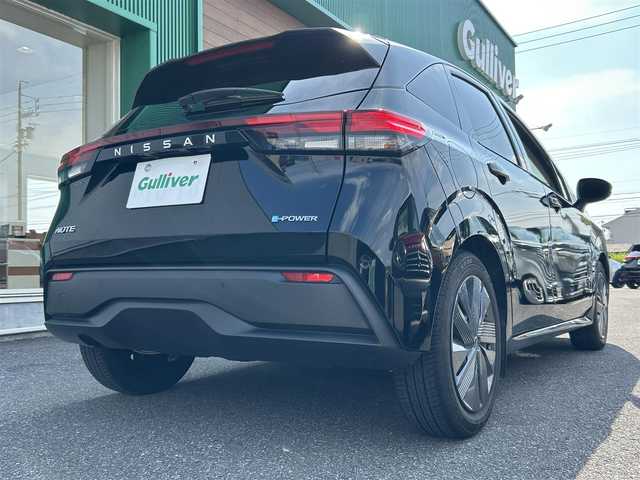 日産 ノート X 岐阜県 2022(令4)年 2.5万km スーパーブラック 社外SDナビ/フルセグTV/バックカメラ/衝突軽減ブレーキ/コーナーセンサー/スマートキー/ドライブレコーダー/ETC