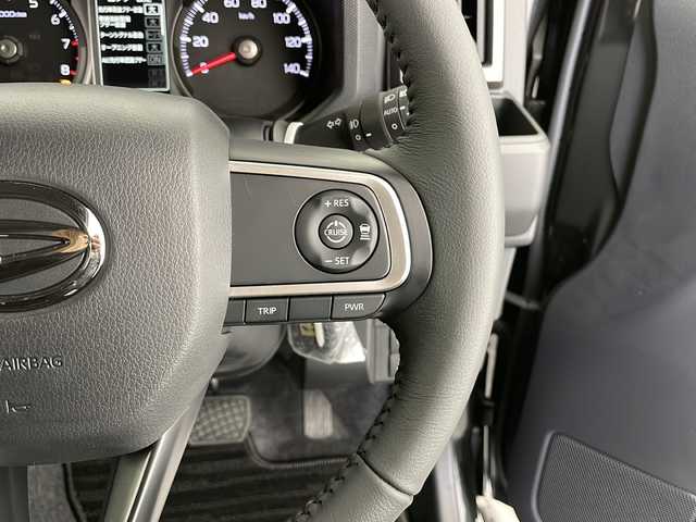 ダイハツ タフト G ダーククロムベンチャー 長野県 2025(令7)年 0.1千km ブラックマイカメタリック 4WD/９インチディスプレイオーディオ/　フルセグ/Bluetooth/　AppleCarPlay/AndroidAuto/バックカメラ/ガラスルーフ/前席シートヒーター/オートエアコン/レーダークルーズコントロール/衝突被害軽減ブレーキ/コーナーセンサー/LEDヘッドライト/オートライト/スマートキー/スペアキー/取説/純正マット・バイザー積み込み