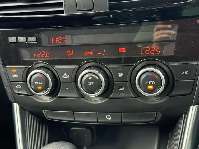 マツダ ＣＸ－５ XD 道南・函館 2014(平26)年 5.9万km メテオグレーマイカ 社外ＳＤナビ（ＣＤ／ＤＶＤ／ＵＳＢ／ＴＶ）/バックカメラ/前方ドライブレコーダー/クルーズコントロール/ＥＴＣ/横滑り防止装置/ＲＶＭ/ＡＦＳ/アイドリングストップ/スペアキー/純正アルミホイール装着/HIDヘッドライト/フォグランプ/新車時保証書/取扱説明書/スペアキー有