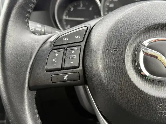 マツダ ＣＸ－５ XD 道南・函館 2014(平26)年 5.9万km メテオグレーマイカ 社外ＳＤナビ（ＣＤ／ＤＶＤ／ＵＳＢ／ＴＶ）/バックカメラ/前方ドライブレコーダー/クルーズコントロール/ＥＴＣ/横滑り防止装置/ＲＶＭ/ＡＦＳ/アイドリングストップ/スペアキー/純正アルミホイール装着/HIDヘッドライト/フォグランプ/新車時保証書/取扱説明書/スペアキー有