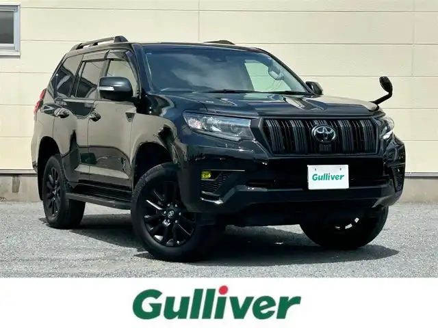 トヨタ ランドクルーザー プラド TX Lパッケージ マットブラED 茨城県 2023(令5)年 2.2万km アティチュードブラックマイカ 純正9インチナビ/（CD/DVD/SD/BT/フルセグTV/HDMI）/寒冷地仕様/ビルトインETC/バックカメラ/ルーフレール/フルレザーシート/パワーシート/シートヒーター/エアシート/2ndスタートシステム/レーダークルーズ/LDA/PCS/RSA/純正フロアマット/ヘッドライトウォッシャー