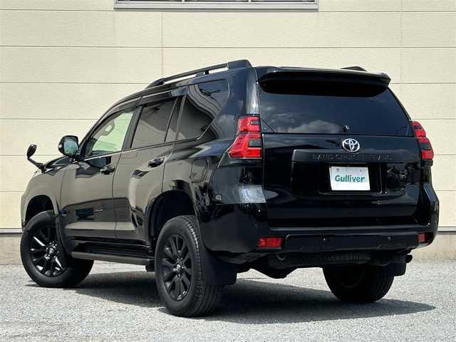 トヨタ ランドクルーザー プラド TX Lパッケージ マットブラED 茨城県 2023(令5)年 2.2万km アティチュードブラックマイカ 純正9インチナビ/（CD/DVD/SD/BT/フルセグTV/HDMI）/寒冷地仕様/ビルトインETC/バックカメラ/ルーフレール/フルレザーシート/パワーシート/シートヒーター/エアシート/2ndスタートシステム/レーダークルーズ/LDA/PCS/RSA/純正フロアマット/ヘッドライトウォッシャー