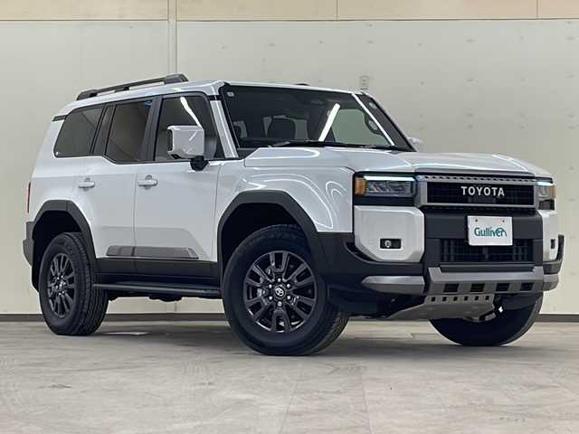 トヨタ ランドクルーザー ２５０ VX 道央・札幌 2024(令6)年 0.1万km プラチナホワイトパールマイカ 外部検査実施済み/登録時走行距離795km/4WD/Mira Cast/純正メモリナビ/(フルセグTV/Bluetooth/USB)/全周囲カメラ/ビルトインETC2.0/前後ドライブレコーダー/レザーシート/運転席パワーシート/前席シートヒーター/前席エアシート/パワーバックドア/ブラインドスポットモニター/横滑り防止機能/レーンアシスト/衝突軽減ブレーキ/純正18インチアルミホイール/スマートキー/LEDヘッドライト/カーテンエアバッグ/レーダークルーズコントロール/リアクロストラフィックアラート/リアカメラディテクション/ロードサインアシスト