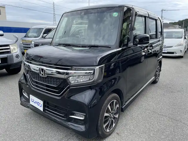 ホンダ Ｎ ＢＯＸ カスタム G L ホンダセンシング 兵庫県 2019(令1)年 10.3万km クリスタルブラックパール (株)IDOMが運営する【じしゃロン姫路店】の自社ローン専用車両になります。こちらは現金またはオートローンご利用時の価格です。自社ローンご希望の方は別途その旨お申付け下さい/HDDナビ/フルセグテレビ視聴/Bluetooth/バックカメラ/アイドリングストップ/ウインカーミラー/クルーズコントロール/追突防止装置/ETC/LEDヘッドライト/レーンアシスト/横滑り防止装置/ロールサンシェード/片側パワースライドドア