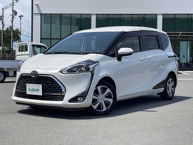 トヨタ シエンタ ファンベースG クエロ 長野県 2020(令2)年 1.9万km ホワイトパールクリスタルシャイン ７インチ純正ナビ/（NSCN-W68）/Bluetooth Audio/ワンセグテレビ/前後ドライブレコーダー/ＥＴＣ/バックカメラ/両側電動スライドドア/革巻きステアリング/ハーフレザーシート/ＬＥＤヘッドライト/純正フロアマット/プッシュスタート/オートライト/オートマチックハイビーム/前後コーナーセンサー/ドアバイザー/スマートキー/スペアキー×１/横滑り防止機能/盗難防止機能/電動格納ミラー/ダブルエアバック/保証書/取扱説明書/トヨタセーフティーセンス