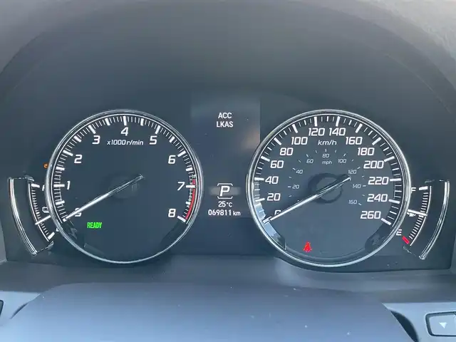 ホンダ レジェンド ハイブリッド EX 群馬県 2020(令2)年 7万km マジェスティックブラックパール ホンダセンシング　/純正ＨＤＤナビ　/サンルーフ　/本革シート　/ビルトインＥＴＣ　/ＫＲＥＬＬサウンド　/全席シートヒーター　/前席エアシート　/ステアリングヒーター　/ＬＥＤフォグランプ　/全方位カメラ　/前方ドラレコ/Bluetooth/LEDフォグランプ/ステアリングスイッチ/スポーツモード/前席パワーシート/パドルシフト/AHB