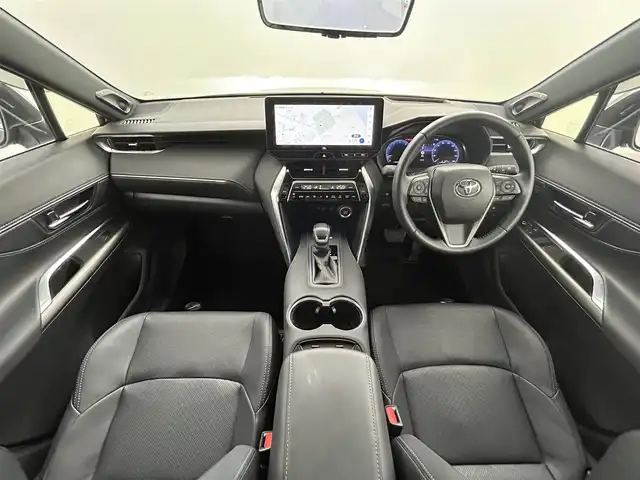 トヨタ ハリアー Z レザーパッケージ 岡山県 2024(令6)年 1.2万km プレシャスブラックパール 調光パノラマルーム/JBLプレミアムサウンド/純正12.3インチディスプレイオーディオ/・Bluetooth/フルセグ/carplay/レザーシート/・パワーシート/・ベンチレーション/・シートヒーター/デジタルインナーミラー/ステアリングヒーター/バックカメラ/パワーバックドア/トヨタセーフティセンス/・衝突軽減ブレーキ/・レーダークルーズコントロール/・レーンキープアシスト/・コーナーセンサー/ヘッドアップディスプレイ/ビルトインETC2.0/純正ドライブレコーダー（前後）
