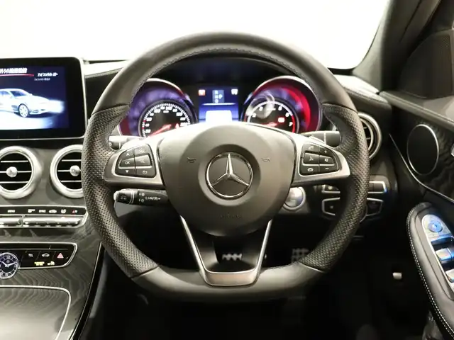 メルセデス・ベンツ Ｃ２００ アバンギャルド AMGライン 静岡県 2018(平30)年 1.8万km ポーラホワイト レーダーセーフティーパッケージ/純正ナビ/ステアリングパイロット/パドルシフト/クルーズコントロール/アイドリングストップ/パワーシート/シートヒーター/シートメモリー/電動格納ミラー/純正マット