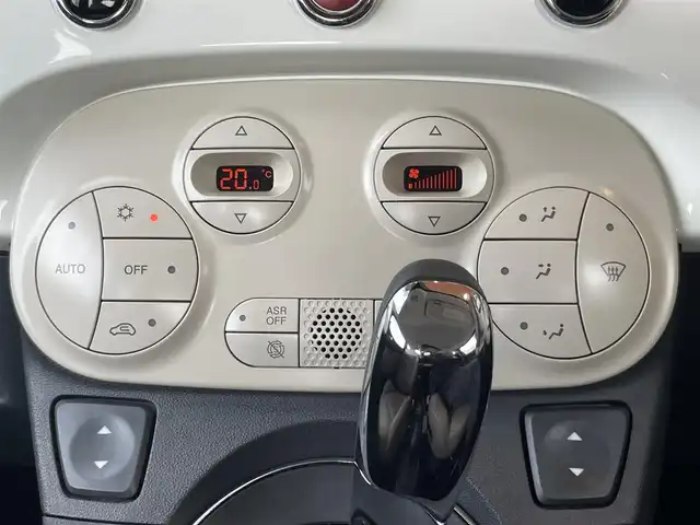 フィアット ５００ ヴィンテージ 鹿児島県 2015(平27)年 3.4万km ライトブルーⅡ 120台限定車/専用レザーシート（ブラウン/アイボリー）/専用16インチアロイホイール/社外メモリナビ/CD/DVD/Bluetooth/フルセグTV/リヤコーナーセンサー/ETC