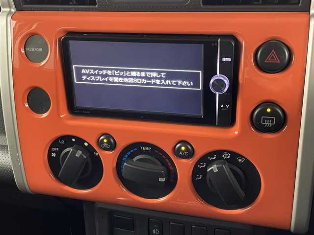 トヨタ ＦＪクルーザー カラーパッケージ 福島県 2013(平25)年 7.8万km オレンジ/ホワイト ４ＷＤ　/純正メモリナビゲーション/型式：NSZT-W62G/・バックカメラ/・社外ドライブレコーダー　/クルーズコントロール　/ステアリングスイッチ　/コーナーセンサー/ハロゲンヘッドライト/・フロントフォグライト/ワイパーデアイサー　/革巻きステアリング　/フロアマット　/ドアバイザー　/リモコンキー