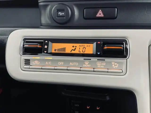 スズキ ワゴンＲ スマイル HYBRID S 道央・札幌 2024(令6)年 0.3万km シフォンアイボリーメタリック 4WD/純正9インチメモリナビ/　(AM/FM/CD/DVD/BT/AppleCarPlay)/フルセグTV/全方位カメラ/両側パワースラードドア/前席シートヒーター/後方コーナーセンサー/アイドリングストップ/横滑り防止装置/デュアルブレーキサポート/レーンキープアシスト/標識検知機能/先行車発進お知らせ/誤発進抑制機能/後方誤発進抑制機能/オートライト/ステアリングスイッチ/スマートキー2本