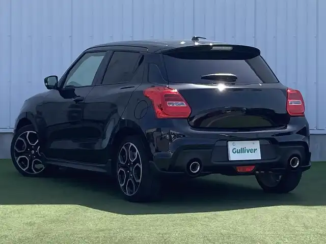 スズキ スイフト スポーツ 香川県 2022(令4)年 1万km スーパーブラックパール 登録時走行距離：9655km/デュアルセンサーブレーキサポート/レーンキープアシスト/レーダークルーズコントロール/クリアランスソナー/ブラインドスポットモニター/横滑り防止装置/パドルシフト/MTモード付AT/アルミペダル/シートヒーター/ビルトインETC/前後ドライブレコーダー/革巻きステアリング/ステアリングスイッチ/プッシュスタート/スマートキー
