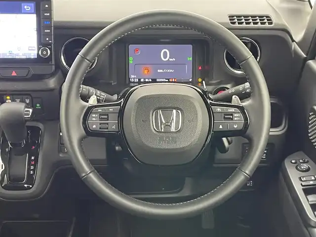 ホンダ Ｎ ＢＯＸ カスタム ターボ 愛知県 2024(令6)年 0.4万km プレミアムサンライトホワイトパール 純正９型ホンダコネクトナビ　フルセグＴＶ　カープレイ　ハーフレザー　シートヒーター　ＥＴＣ　両側パワースライドドア　ホンダセンシング　衝突軽減　追従クルコン　パドルシフト　純正ドラレコ　ＬＥＤ　禁煙車