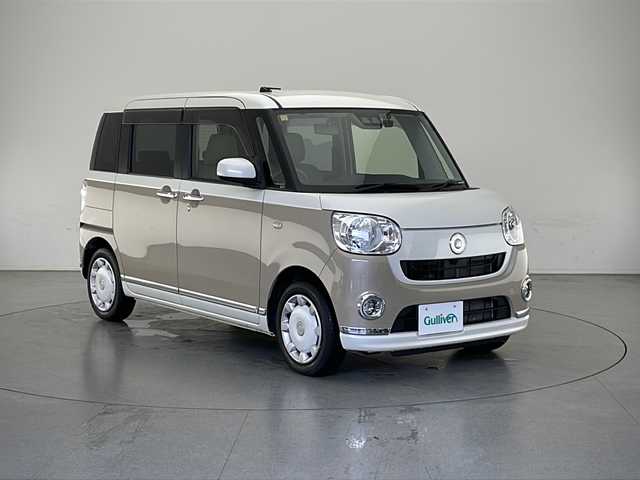 ダイハツ ムーヴ キャンバス X LTD メイクアップ SA Ⅲ 長野県 2018(平30)年 3.7万km パールホワイトⅢ/ナチュラルベージュマイカメタリック 2トーン 4WD/社外SDナビ&フルセグTV&CD&DVD&BT/衝突軽減ブレーキ/アイドリングストップ/社外前方ドライブレコーダー/両側パワースライドドア/ステアリングスイッチ/ベンチシート/バックカメラ/ETC/ハロゲンライト/オートライト/オートマチックハイビーム/フロントフォグランプ/電動格納ミラー/純正ホイールキャップ装着/純正フロアマット/純正ドアバイザー/プッシュスタート/スマートキー