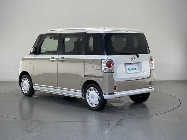 ダイハツ ムーヴ キャンバス X LTD メイクアップ SA Ⅲ 長野県 2018(平30)年 3.7万km パールホワイトⅢ/ナチュラルベージュマイカメタリック 2トーン 4WD/社外SDナビ&フルセグTV&CD&DVD&BT/衝突軽減ブレーキ/アイドリングストップ/社外前方ドライブレコーダー/両側パワースライドドア/ステアリングスイッチ/ベンチシート/バックカメラ/ETC/ハロゲンライト/オートライト/オートマチックハイビーム/フロントフォグランプ/電動格納ミラー/純正ホイールキャップ装着/純正フロアマット/純正ドアバイザー/プッシュスタート/スマートキー