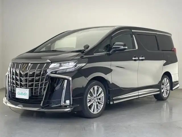 トヨタ アルファード S タイプゴールドⅡ 愛知県 2021(令3)年 2.8万km ブラック 純正ＤＡナビ　ＴＶ　ＤＶＤデッキ　モデリスタエアロ　純正１２．１型後席モニター　デジタルインナミラー　バックカメラ　ＥＴＣ　電動リアゲート　両側パワスラ　衝突軽減　追従クルコン　ＬＥＤオートライト　トヨタセーフティセンス　フォグランプ　コーナーセンサー　オートハイビーム　禁煙車