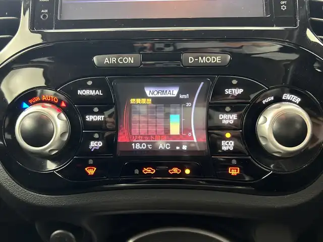 日産 ジューク 15RX Vセレクション 愛知県 2017(平29)年 4.3万km ブリリアントホワイトパール 純正7インチナビ/（CD/DVD/フルセグTV/AM/FM)/衝突軽減ブレーキ/レーンキープアシスト/ETC/ドライブレコーダー/17インチアルミホイール/アイドリングストップ/リアスポイラー/スマートキー/プッシュスタート/フロアマット/LEDヘッドライト/フロントフォグライト