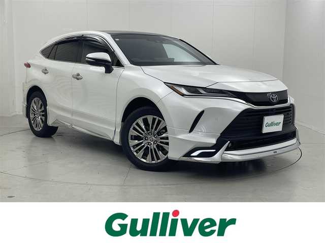 トヨタ ハリアー ハイブリッド Z レザーパッケージ 茨城県 2024(令6)年 1.9万km プラチナホワイトパールマイカ 純正ディスプレイオーディオ/フルセグ再生可/HDMI端子/モデリスタフルエアロ/モデリスタマフラー/JBLプレミアムサウンド/ステアリングヒーター/ヘッドアップディスプレイ/デジタルインナーミラー（前後方録画機能付き）/Toyota Safety Sense/・プリクラッシュセーフティ/・レーントレーシングアシスト/・レーダークルーズコントロール/・アダプティブハイビームシステム/・オートマチックハイビーム/・ロードサインアシスト/・ブラインドスポットモニター/レザーシート/パワーシート/エアシート/電動リアゲート/純正19インチAW/ビルトインETC2.0