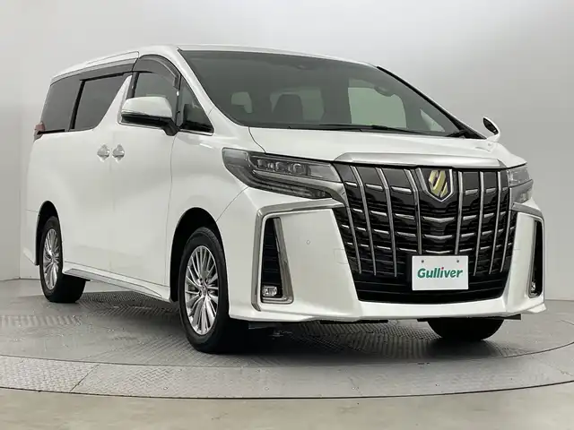 トヨタ アルファードハイブリット S タイプゴールドⅡ 新潟県 2021(令3)年 4.7万km ホワイトパールクリスタルシャイン 4WD/プリクラッシュセーフティ/レーンキープアシスト/純正ナビ/　(ＣＤ／ＢＴ／フルセグ)/バックカメラ/両側パワースライドドア/パワーバックドア/レーダークルーズコントロール/LEDオートライト/ハーフレザーシート/純正17インチアルミホイール/フォグランプ/電格ミラー/ウィンカーミラー/スマートキー/ビルトインETC