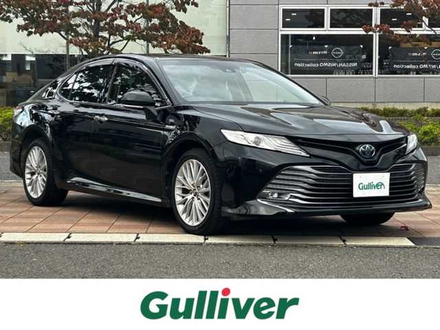 トヨタ カムリ G レザーパッケージ 福島県 2019(令1)年 6.3万km アティチュードブラックマイカ 純正ナビ/(CD/DVD/BD/USB)/レザーシート/前席パワーシート/前席ヒートヒーター/ブラインドスポットモニター/ヘッドアップディスプレイ/プリクラッシュセーフティ/レーダークルーズコントロール/レーンキープ/LEDオートライト/オートハイビーム/フォグランプ/ビルトインETC/バックカメラ/ドライブレコーダー/プッシュスタート/純正ドアバイザー/純正フロアマット