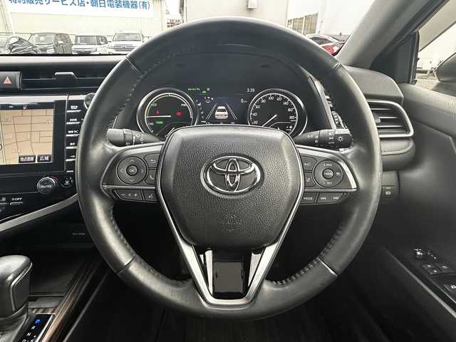 トヨタ カムリ G レザーパッケージ 福島県 2019(令1)年 6.3万km アティチュードブラックマイカ 純正ナビ/(CD/DVD/BD/USB)/レザーシート/前席パワーシート/前席ヒートヒーター/ブラインドスポットモニター/ヘッドアップディスプレイ/プリクラッシュセーフティ/レーダークルーズコントロール/レーンキープ/LEDオートライト/オートハイビーム/フォグランプ/ビルトインETC/バックカメラ/ドライブレコーダー/プッシュスタート/純正ドアバイザー/純正フロアマット