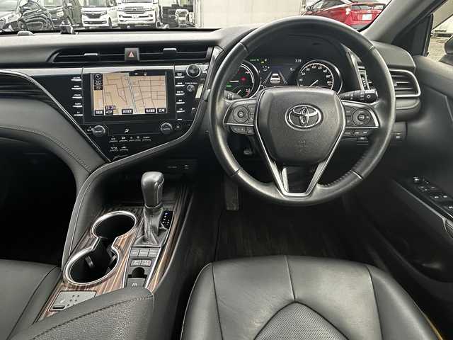 トヨタ カムリ G レザーパッケージ 福島県 2019(令1)年 6.3万km アティチュードブラックマイカ 純正ナビ/(CD/DVD/BD/USB)/レザーシート/前席パワーシート/前席ヒートヒーター/ブラインドスポットモニター/ヘッドアップディスプレイ/プリクラッシュセーフティ/レーダークルーズコントロール/レーンキープ/LEDオートライト/オートハイビーム/フォグランプ/ビルトインETC/バックカメラ/ドライブレコーダー/プッシュスタート/純正ドアバイザー/純正フロアマット