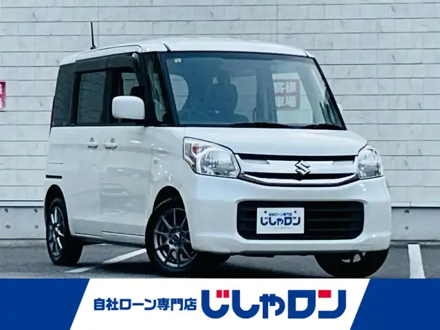 スズキ スペーシア G リミテッド 岡山県 2016(平28)年 8.9万km クリスタルホワイトP (株)IDOMが運営する【じしゃロン岡山店】の自社ローン専用車両です。こちらは現金またはオートローンご利用時の価格です。 自社ローンご希望の方は別途その旨お申し付け下さい/＊純正ナビ/＊フルセグ/＊全方位モニター/＊ETC/＊片側パワースライド/＊AW/＊プッシュスタート
