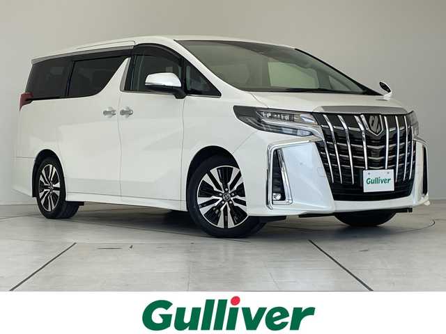 トヨタ アルファード S Cパッケージ 愛知県 2019(平31)年 5.8万km ホワイトパールクリスタルシャイン モデリスタエアロ/純正10型ナビ　SDカードなし/フリップダウンモニター/両側パワースライドドア/レーダークルーズコントロール/シートヒーター/エアシート/電動リアゲート/パワーシート/コーナーセンサー/純正アルミホイール/ETC2.0/LEDヘッドライト/ステアリングヒーター/オートマチックハイビーム/ドライブレコーダー/衝突軽減システム/フルセグ/CD DVD/Bluetooth/ステアリングスイッチ/スマートキー/プッシュスタート