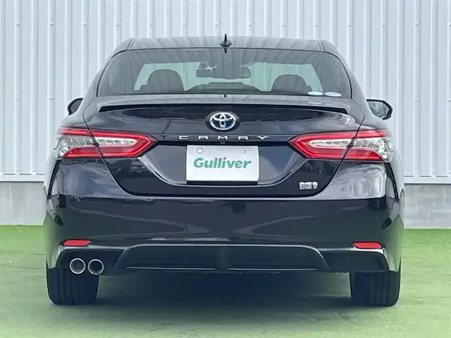 トヨタ カムリ WS ブラックエディション 香川県 2020(令2)年 5.1万km プレシャスブラックパール 純正ディスプレイオーディオ/（Bluetooth/USB）/前後ドライブレコーダー/バックカメラ/トヨタセーフティセンス/・プリクラッシュセーフティ/・アダプティブクルーズコントロール/・オートマチックハイビーム/・リアトラフィックアラート/・パーキングサポートブレーキ/・レーンディパーチャーアラート/ブラインドスポットモニター/クリアランスソナー/黒革シート/前席シートヒーター/革巻きステアリング/ステアリングスイッチ/パドルシフト/電動パーキングブレーキ/オートブレーキホールド/オートライト/LEDヘッドライト/LEDフォグライト/純正ビルトインETC/純正18インチアルミホイール/純正フロアマット/純正ドアバイザー/オート開閉機能付き電動格納ミラー/全席フルオートパワーウィンドウ/ISOFIX
