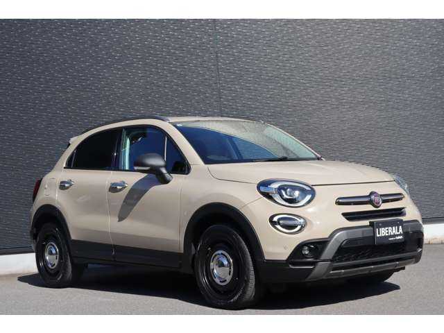 フィアット ５００Ｘ クロス 大分県 2021(令3)年 2.1万km ベージュ 前面衝突警告/アダプティブクルーズコントロール/ブラインドスポットモニター/純正ディスプレイオーディオ/ＣａｒＰｌａｙ/Bluetooth/バックカメラ/黒革/シートヒーター/パワーシート/パドルシフト/ＬＥＤヘッドライト/自動ハイビーム/アダプティブヘッドライト/社外１７インチＡＷ（DEANクロスカントリー）/ＥＴＣ