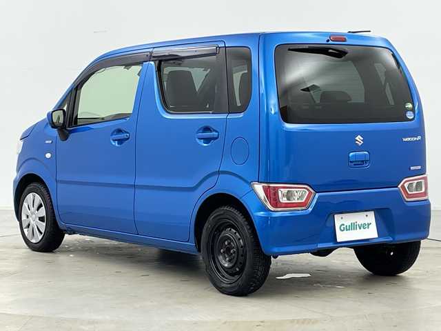 スズキ ワゴンＲ HYBRID FX 道央・札幌 2018(平30)年 6.3万km ブリスクブルーM ・4WD/・社外ナビ&CD&DVD&BT&SD&TV/・全方位カメラ/・バックカメラ/・スズキセーフティサポート/・アイドリングストップ/・ヘッドアップディスプレイ/・前席シートヒーター/・ビルトインETC/・ステアリングスイッチ/・純正フロアマット/・ハロゲンヘッドライト/・オートライト/・スマートキー/・社外AW夏タイヤ積込