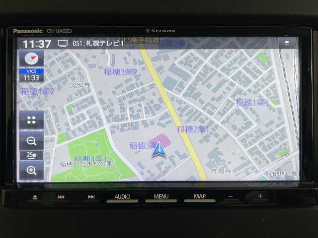 スズキ ワゴンＲ HYBRID FX 道央・札幌 2018(平30)年 6.3万km ブリスクブルーM ・4WD/・社外ナビ&CD&DVD&BT&SD&TV/・全方位カメラ/・バックカメラ/・スズキセーフティサポート/・アイドリングストップ/・ヘッドアップディスプレイ/・前席シートヒーター/・ビルトインETC/・ステアリングスイッチ/・純正フロアマット/・ハロゲンヘッドライト/・オートライト/・スマートキー/・社外AW夏タイヤ積込