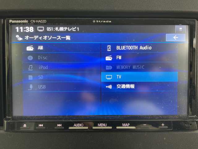 スズキ ワゴンＲ HYBRID FX 道央・札幌 2018(平30)年 6.3万km ブリスクブルーM ・4WD/・社外ナビ&CD&DVD&BT&SD&TV/・全方位カメラ/・バックカメラ/・スズキセーフティサポート/・アイドリングストップ/・ヘッドアップディスプレイ/・前席シートヒーター/・ビルトインETC/・ステアリングスイッチ/・純正フロアマット/・ハロゲンヘッドライト/・オートライト/・スマートキー/・社外AW夏タイヤ積込