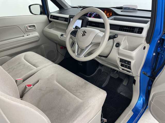 スズキ ワゴンＲ HYBRID FX 道央・札幌 2018(平30)年 6.3万km ブリスクブルーM ・4WD/・社外ナビ&CD&DVD&BT&SD&TV/・全方位カメラ/・バックカメラ/・スズキセーフティサポート/・アイドリングストップ/・ヘッドアップディスプレイ/・前席シートヒーター/・ビルトインETC/・ステアリングスイッチ/・純正フロアマット/・ハロゲンヘッドライト/・オートライト/・スマートキー/・社外AW夏タイヤ積込