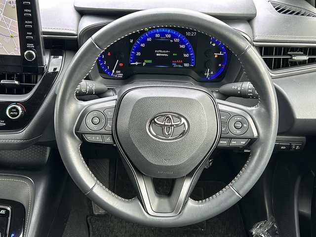 トヨタ カローラツーリング ハイブリッド ダブルバイビー 岩手県 2019(令1)年 2.4万km スパークリングブラックパールクリスタルシャイン ナビ /バックカメラ/ＥＴＣ/フロントワイパーデアイサー/アイドリングストップ/クルーズコントロール/ハーフレザーシート/横滑り防止装置/コーナーセンサー/衝突軽減ブレーキ/オートマチックハイビーム