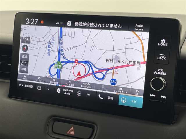 ホンダ ヴェゼル ハイブリッド e:HEV Z 熊本県 2025(令7)年 0.1千km クリスタルブラックパール 登録済未使用車　/純正ナビ（ＡｐｐｌＣａｒＰｌａｙ・ＡｎｄｒｏｉｄＡｕｔｏ・フルセグ・ＢＴ・ＵＳＢ）/バックカメラ　/ビルトインETC2.0/前席シートヒーター　/前後クリアランスソナー　/アイドリングストップ　/横滑り防止/ダウンヒルアシスト/ホンダセンシング/・衝突軽減ブレーキ/・誤発進抑制機能/・後方誤発進抑制機能/・近距離衝突軽減ブレーキ/・歩行者事故低減ステアリング/・路外逸脱制御機能/・アダブティブクルーズコントロール/・渋滞運転支援機能/・先行車発進お知らせ/・標識認識システム/・ブラインドスポットモニター/・車線維持支援システム/・オートハイビーム/パワーバックドア/ステアリングヒーター/置くだけ充電/ハーフレザーシート/純正１８インチAW/オートライト/LEDヘッドライト/スマートキー/プッシュスタート/スペアキー1本/保証書/取扱説明書