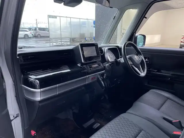 スズキ スペーシア カスタム HYBRID XS ターボ 滋賀県 2018(平30)年 2.8万km スチールシルバーM 禁煙車/純正ナビ/（CD/DVD/BT/フルセグ）/両側電動スライドドア/全方位カメラ/シートヒーター/衝突被害軽減ブレーキ/クルーズコントロール/横滑り防止装置/アイドリングストップ/コーナーセンサー/パドルシフト/LEDヘッドライト/HUD/ステアリングスイッチ/革巻きステアリング/レーンキープアシスト/オートライト