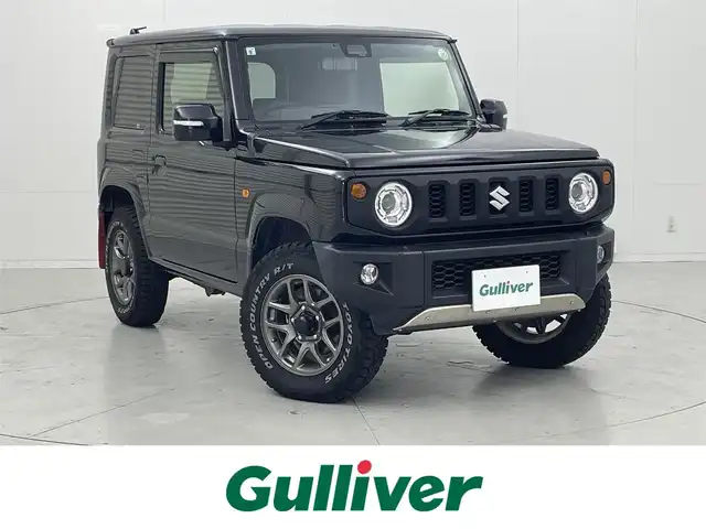 スズキ ジムニー XC 茨城県 2019(令1)年 8.6万km ブルーイッシュブラックパール3 社外ナビ/フルセグ/衝突被害軽減ブレーキ/車線逸脱抑制装置/クルーズコントロール/オートマチックハイビーム/マッドフラップ/ETC/ドラレコ/シートヒーター/純正16インチAW/LEDヘッドライト/スマートキー