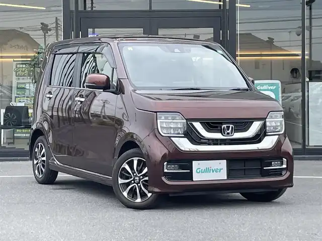 ホンダ Ｎ ＷＧＮ カスタム L ホンダセンシング 茨城県 2020(令2)年 5.4万km プレミアムアガットブラウンP 純正ナビ/【ＣＤ・ＤＶＤ・AM・FM・TV・iPod・SD・USB・BT・AUX】/レーダークルコン/ETC/Ｂカメラ/前後ドラレコ/後方コーナーセンサー/シートヒーター/ブレーキホールド/オートライト/オートハイビーム/Ｆフォグ/LEDライト/ヘッドライトレベライザー/純正フロアマット/純正アルミホイール/横滑り防止装置/レーンキープアシスト/衝突被害軽減システム
