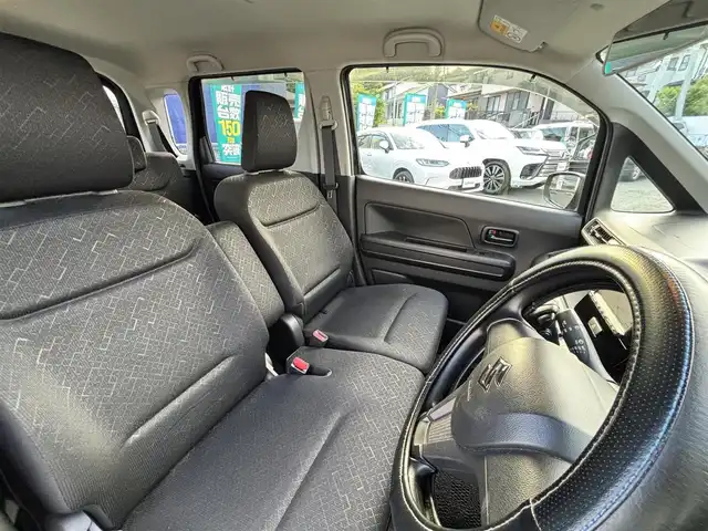 スズキ ワゴンＲ HYBRID FX 熊本県 2020(令2)年 0.5万km ブルーイッシュブラックパール3 社外ナビ（CN-E320D）/【ワンセグTV/CD/Bluetooth/ラジオ】/レーダーブレーキサポート/レーンアシスト/コーナーセンサー/アイドリングストップ/横滑り防止機能/運転席シートヒーター/純正フロアマット/保証書