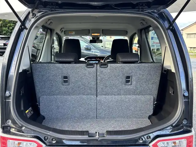 スズキ ワゴンＲ HYBRID FX 熊本県 2020(令2)年 0.5万km ブルーイッシュブラックパール3 社外ナビ（CN-E320D）/【ワンセグTV/CD/Bluetooth/ラジオ】/レーダーブレーキサポート/レーンアシスト/コーナーセンサー/アイドリングストップ/横滑り防止機能/運転席シートヒーター/純正フロアマット/保証書